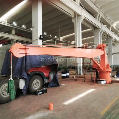 Để bán Quốc gia Stiff Articulating Boom Cranes Are thủy lực xi lanh Luffing.