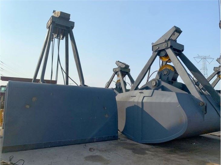 27 M³ Mechanical Grab Bucket, Clamshell Vessel Grabs For Sale